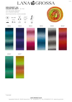 Meilenweit 100 Color Mix Farbkarte 2023